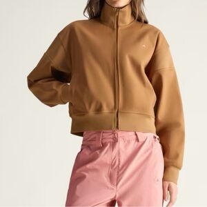 Adidas x Stella McCartney [S-M] Women’s Knitted Track Top Wild Brown JX6782